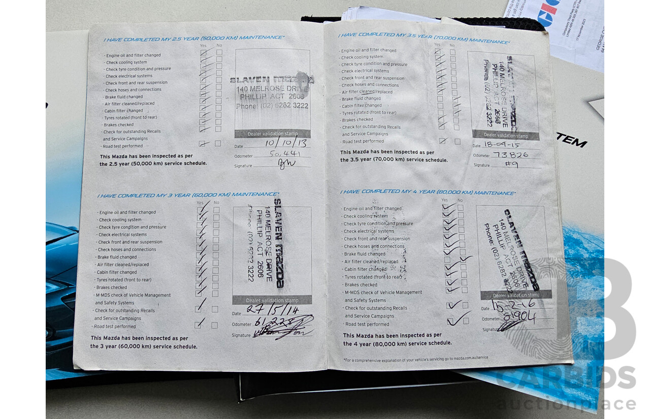 10/2011 Mazda Mazda3 MAXX Sport BL  4d Sedan Blue 2.0L