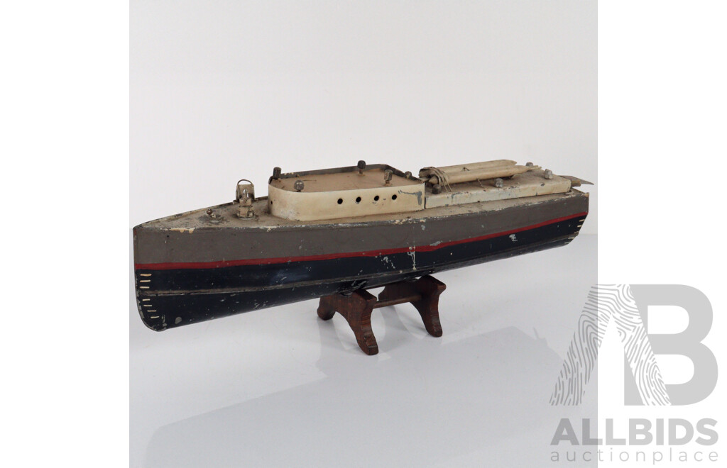 Bespoke Pressed Tim Electric Model Steam Ship