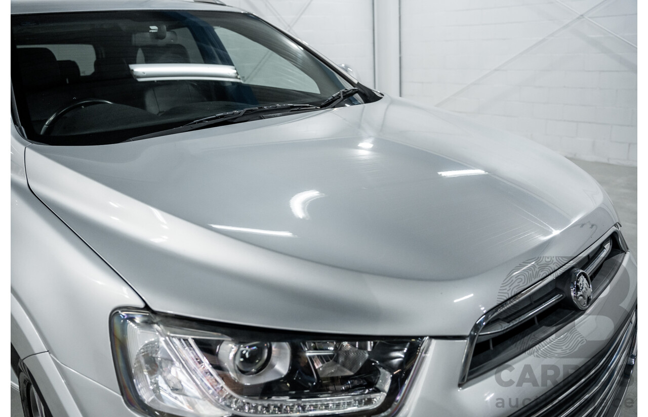 07/2017 Holden Captiva 7 LTZ (AWD) CG MY17 4D Wagon Nitrate Silver Metallic Turbo Diesel 2.2L