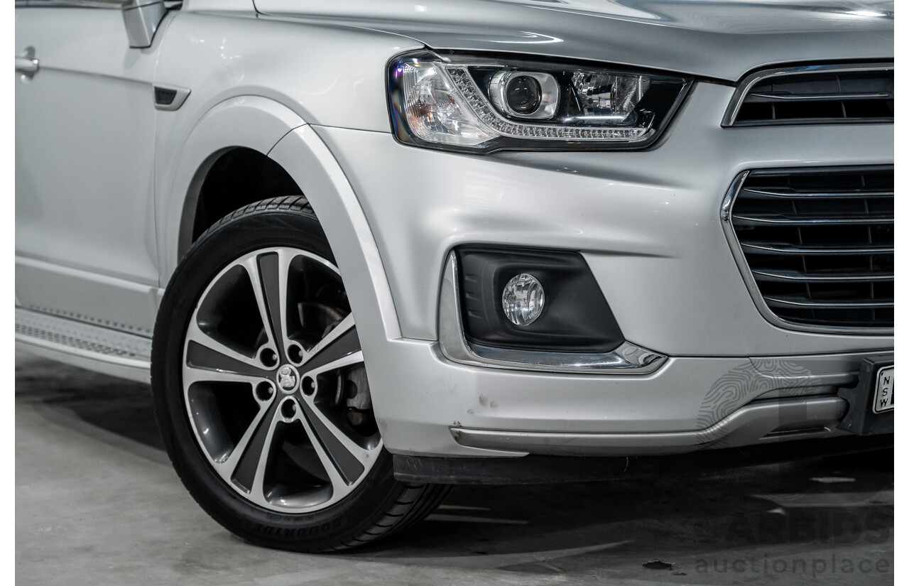 07/2017 Holden Captiva 7 LTZ (AWD) CG MY17 4D Wagon Nitrate Silver Metallic Turbo Diesel 2.2L