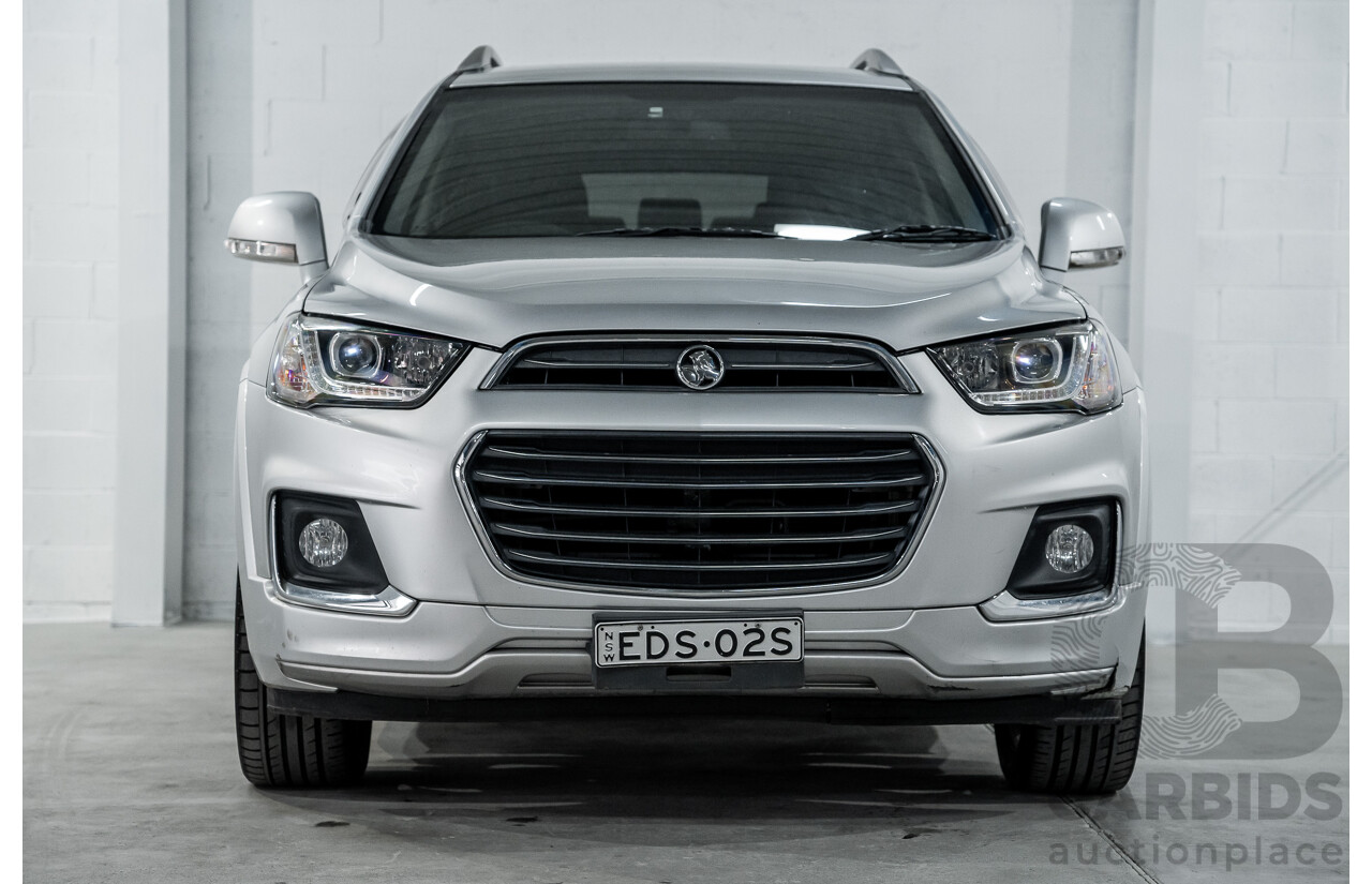 07/2017 Holden Captiva 7 LTZ (AWD) CG MY17 4D Wagon Nitrate Silver Metallic Turbo Diesel 2.2L