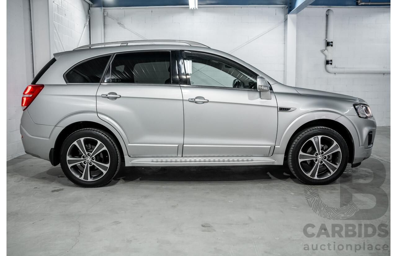 07/2017 Holden Captiva 7 LTZ (AWD) CG MY17 4D Wagon Nitrate Silver Metallic Turbo Diesel 2.2L