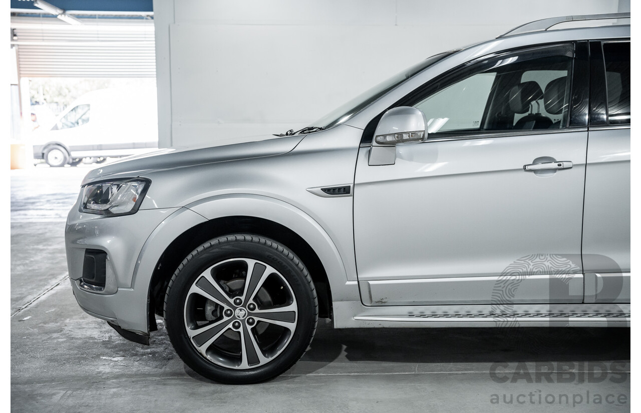 07/2017 Holden Captiva 7 LTZ (AWD) CG MY17 4D Wagon Nitrate Silver Metallic Turbo Diesel 2.2L