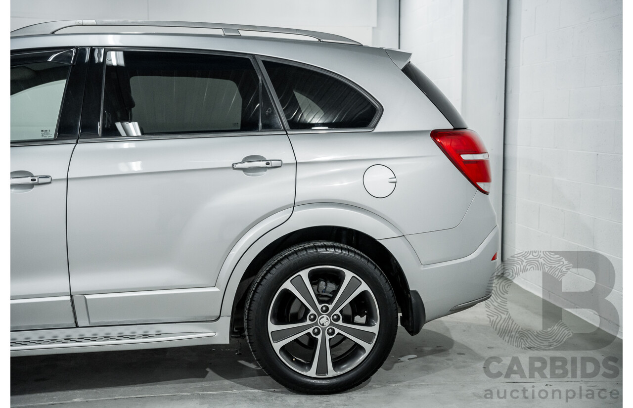 07/2017 Holden Captiva 7 LTZ (AWD) CG MY17 4D Wagon Nitrate Silver Metallic Turbo Diesel 2.2L