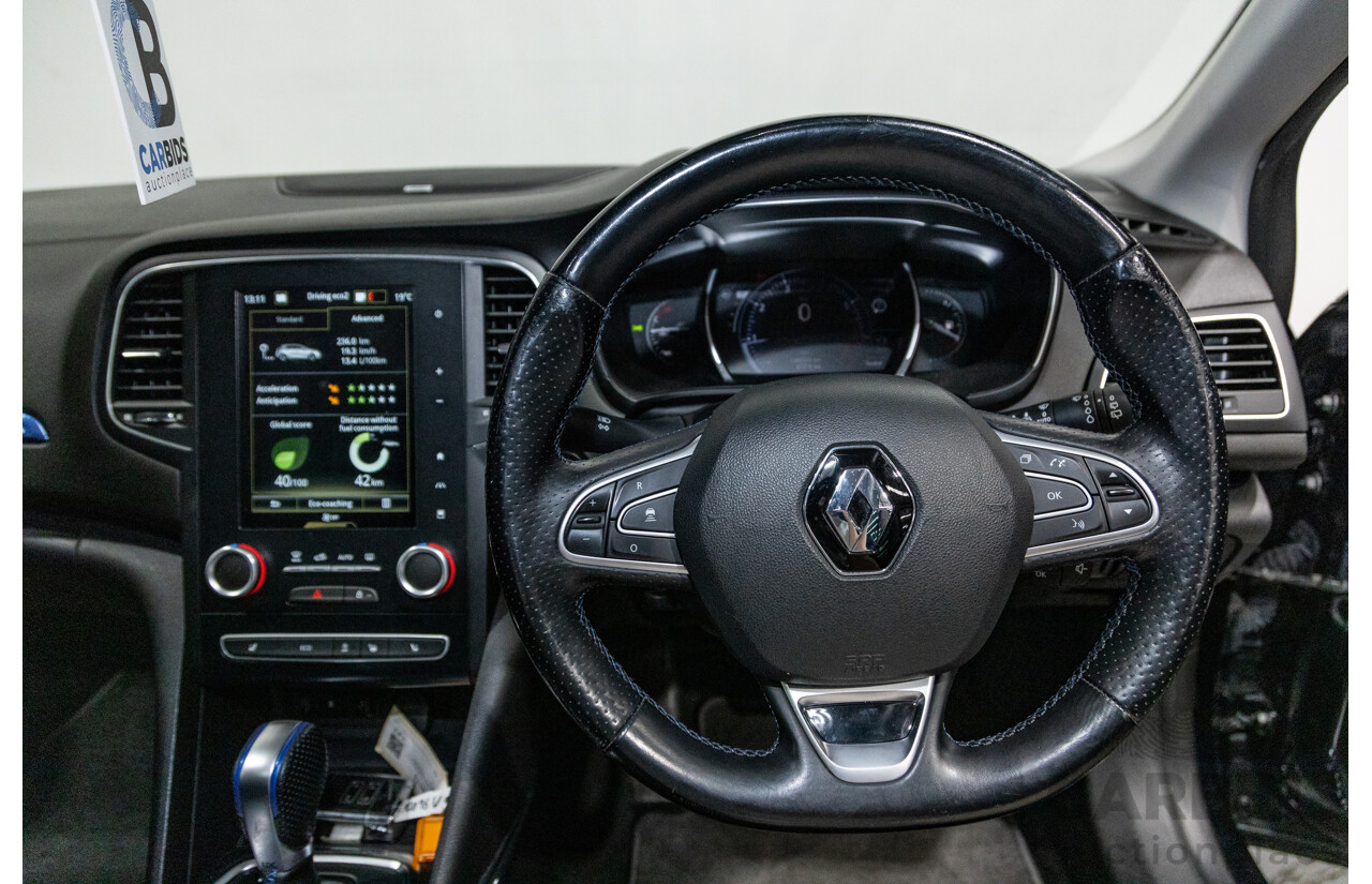 9/2017 Renault Megane GT-Line 5d Hatchback Diamond Black Metallic Turbo 1.2L