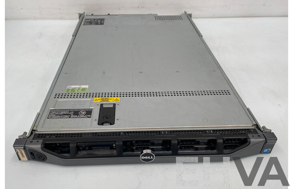 Dell (E01S) PowerEdge R610 Dual Xeon (E5606) 2.13GHz Quad-Core CPU 1RU Servers W/ 56GB DDR3