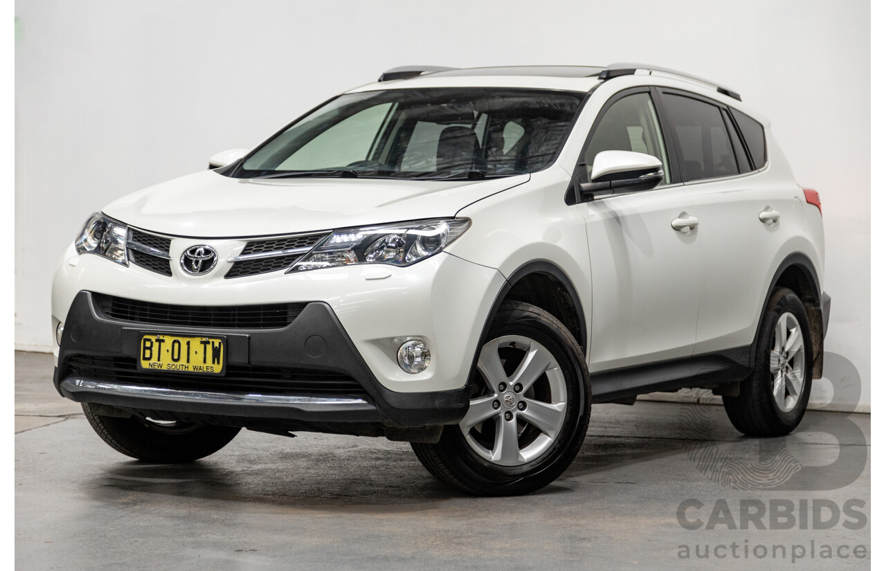 3/2013 Toyota Rav4 Cruiser (AWD) ALA49R 4d Wagon Glacier White Turbo Diesel 2.2L
