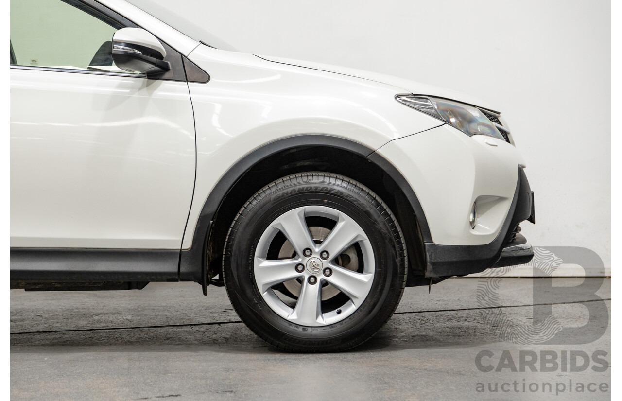 3/2013 Toyota Rav4 Cruiser (AWD)  ALA49R 4d Wagon Glacier White Turbo Diesel 2.2L
