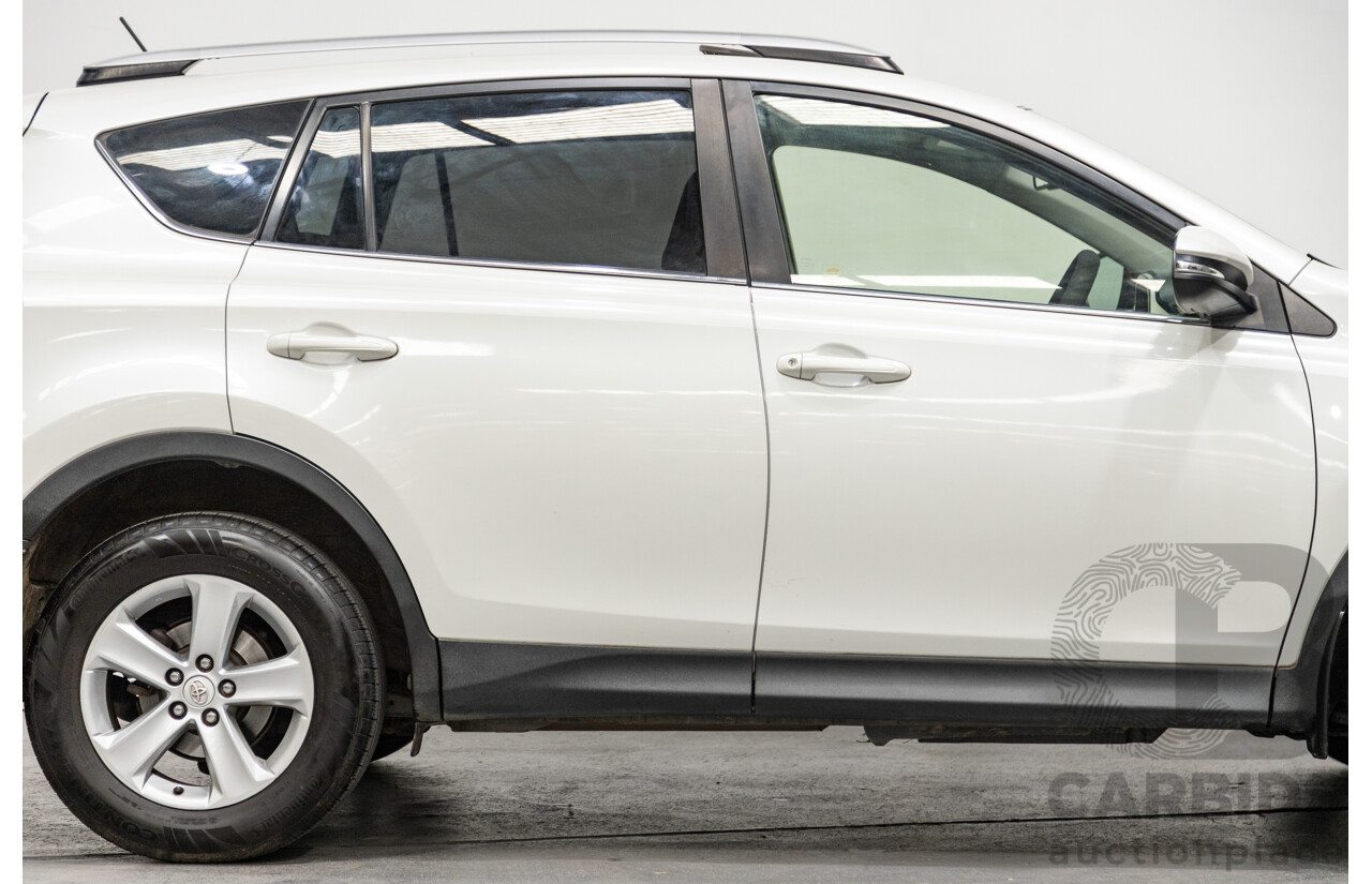 3/2013 Toyota Rav4 Cruiser (AWD)  ALA49R 4d Wagon Glacier White Turbo Diesel 2.2L