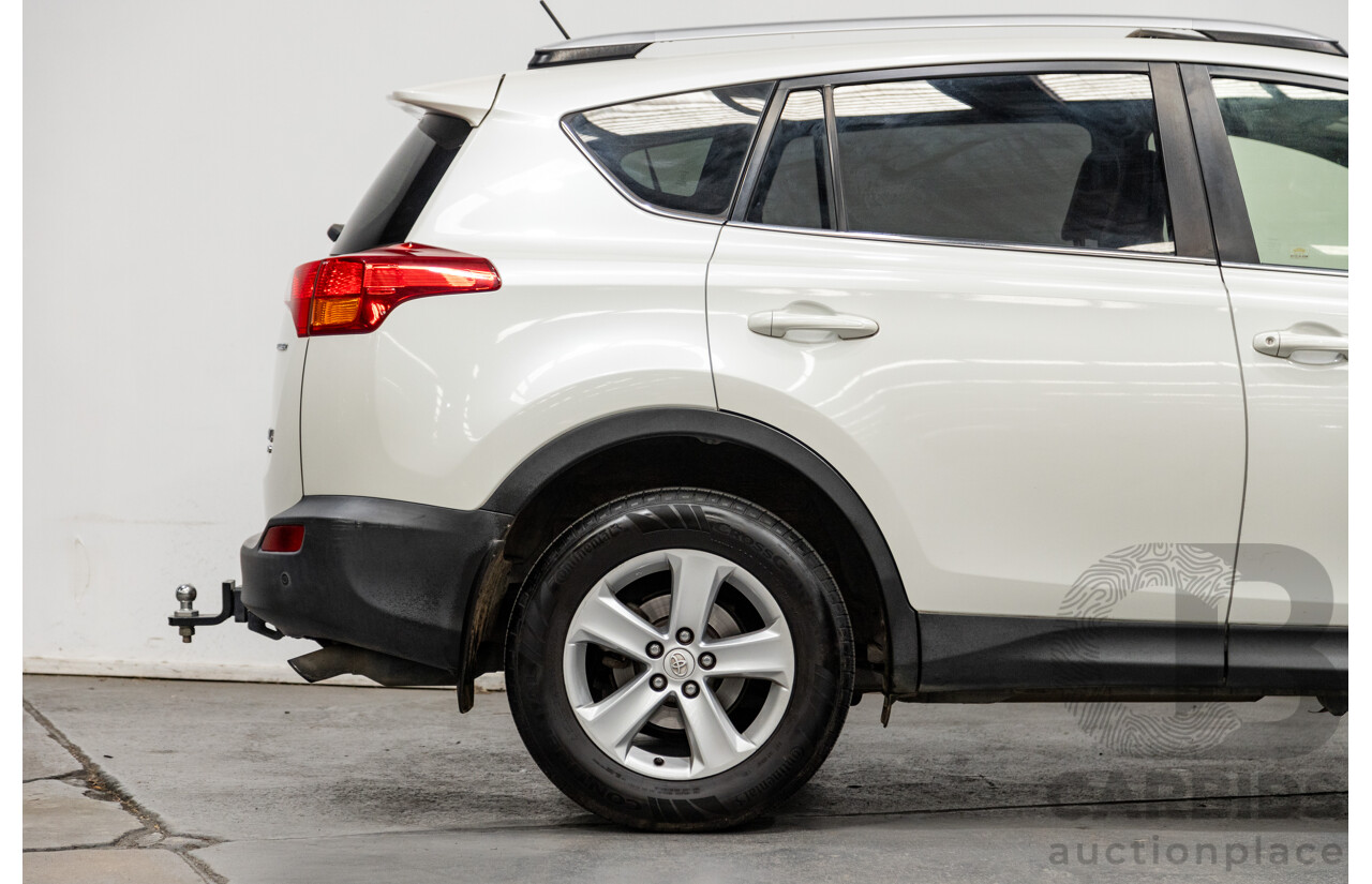 3/2013 Toyota Rav4 Cruiser (AWD)  ALA49R 4d Wagon Glacier White Turbo Diesel 2.2L