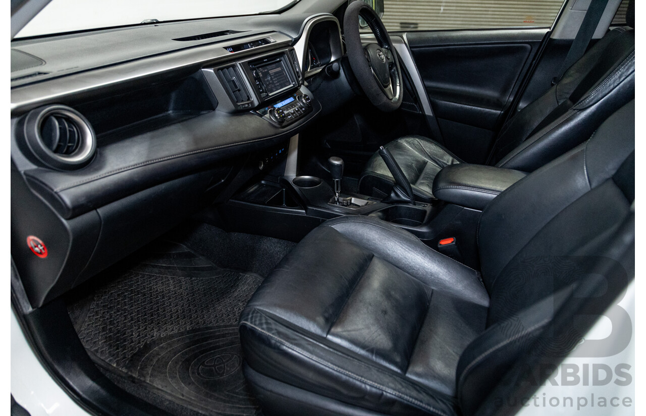 3/2013 Toyota Rav4 Cruiser (AWD)  ALA49R 4d Wagon Glacier White Turbo Diesel 2.2L