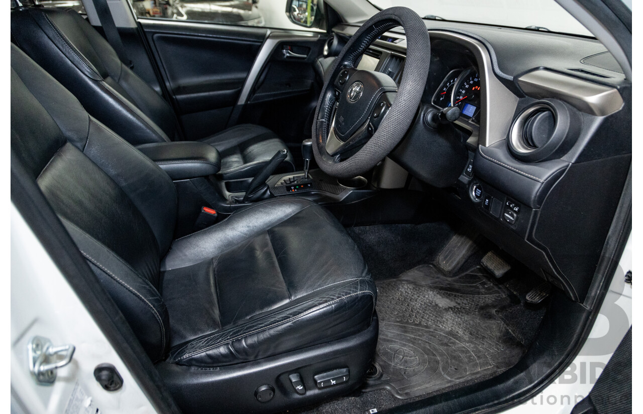 3/2013 Toyota Rav4 Cruiser (AWD)  ALA49R 4d Wagon Glacier White Turbo Diesel 2.2L