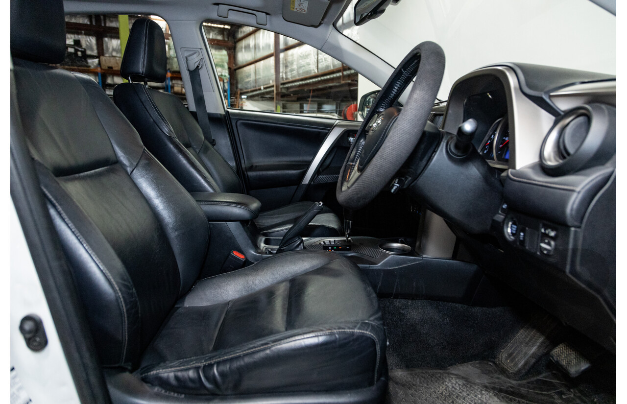 3/2013 Toyota Rav4 Cruiser (AWD)  ALA49R 4d Wagon Glacier White Turbo Diesel 2.2L