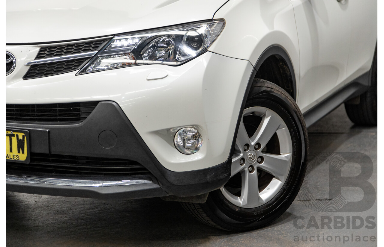 3/2013 Toyota Rav4 Cruiser (AWD) ALA49R 4d Wagon Glacier White Turbo Diesel 2.2L