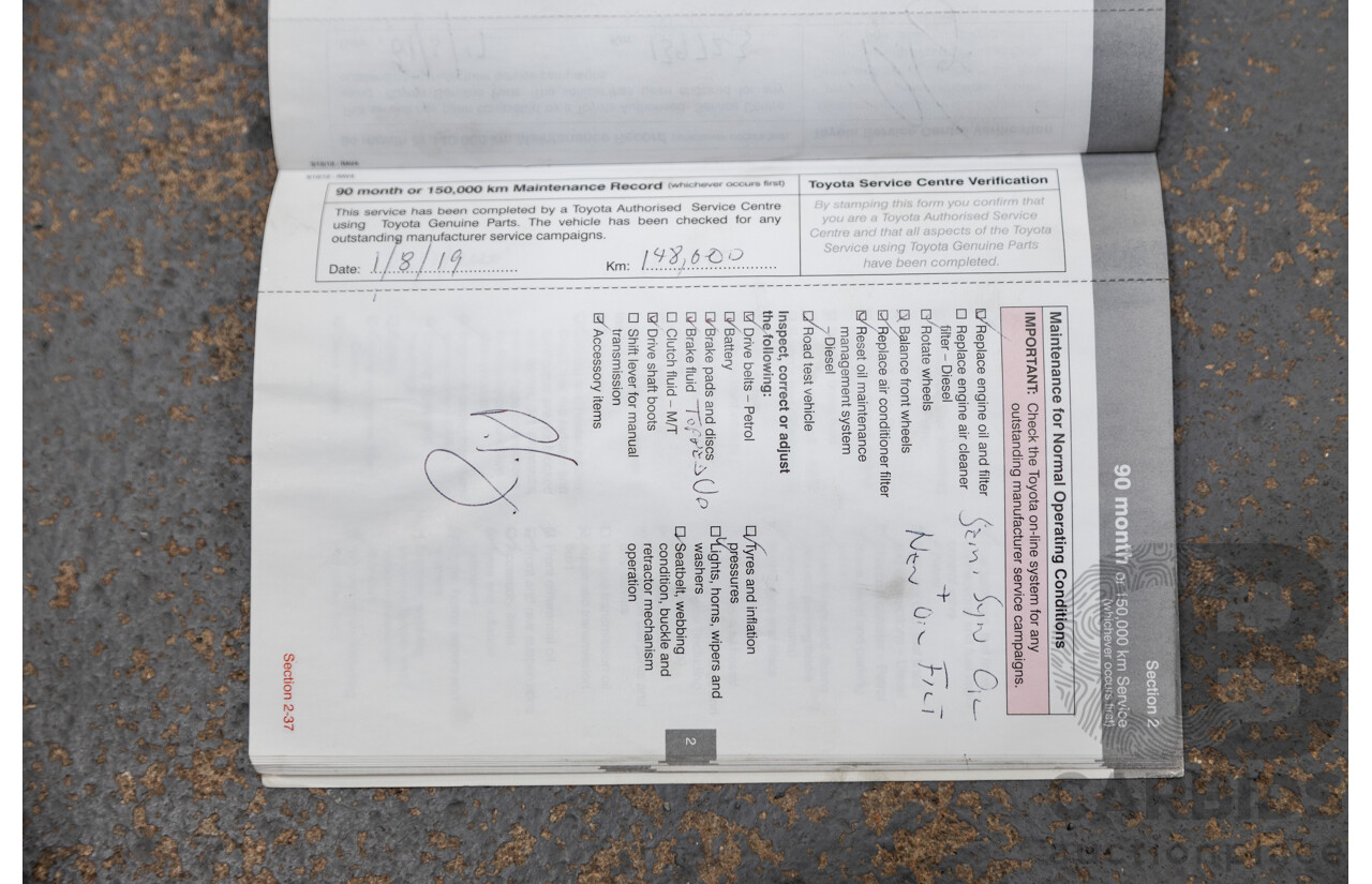 3/2013 Toyota Rav4 Cruiser (AWD)  ALA49R 4d Wagon Glacier White Turbo Diesel 2.2L