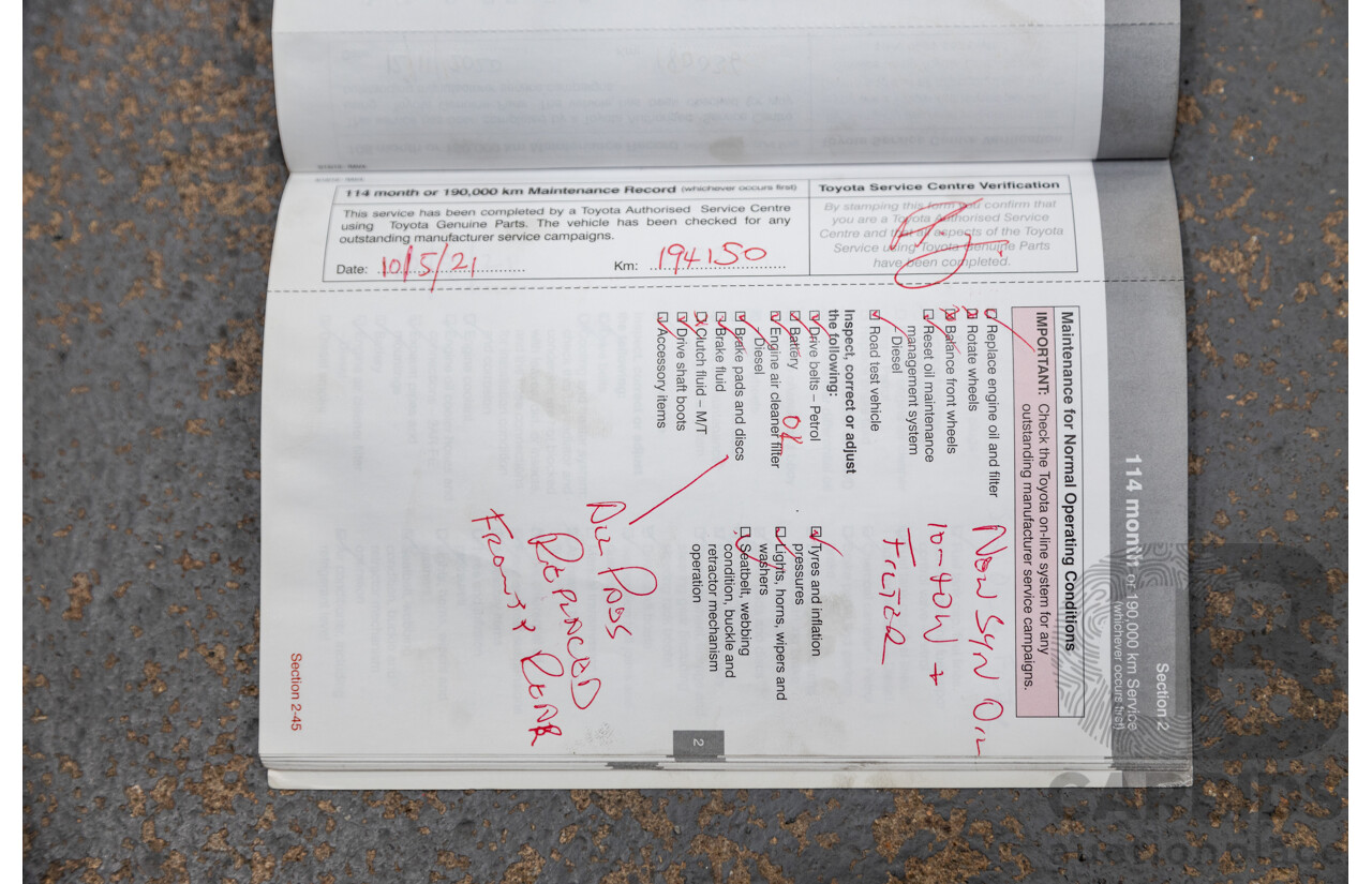 3/2013 Toyota Rav4 Cruiser (AWD)  ALA49R 4d Wagon Glacier White Turbo Diesel 2.2L