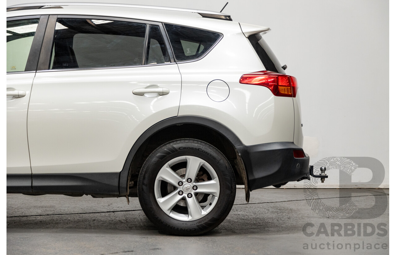 3/2013 Toyota Rav4 Cruiser (AWD) ALA49R 4d Wagon Glacier White Turbo Diesel 2.2L