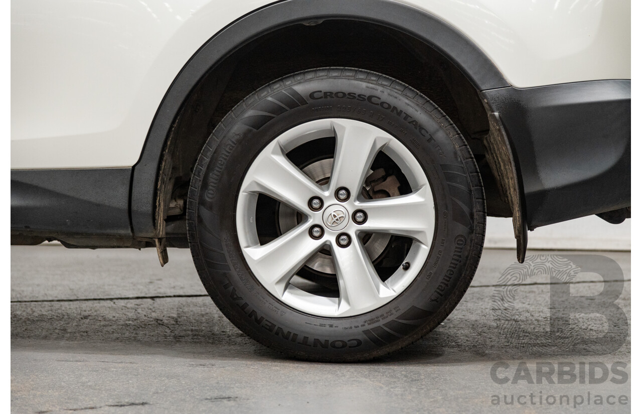 3/2013 Toyota Rav4 Cruiser (AWD) ALA49R 4d Wagon Glacier White Turbo Diesel 2.2L