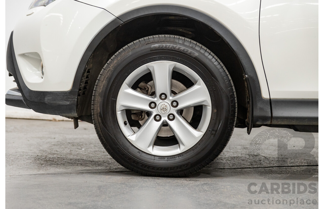 3/2013 Toyota Rav4 Cruiser (AWD)  ALA49R 4d Wagon Glacier White Turbo Diesel 2.2L