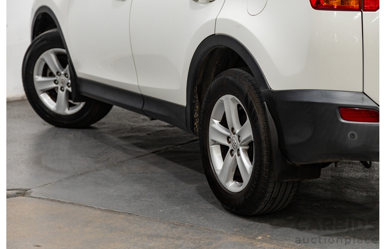 3/2013 Toyota Rav4 Cruiser (AWD)  ALA49R 4d Wagon Glacier White Turbo Diesel 2.2L