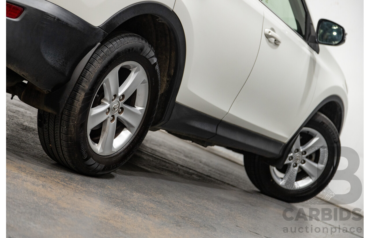 3/2013 Toyota Rav4 Cruiser (AWD)  ALA49R 4d Wagon Glacier White Turbo Diesel 2.2L