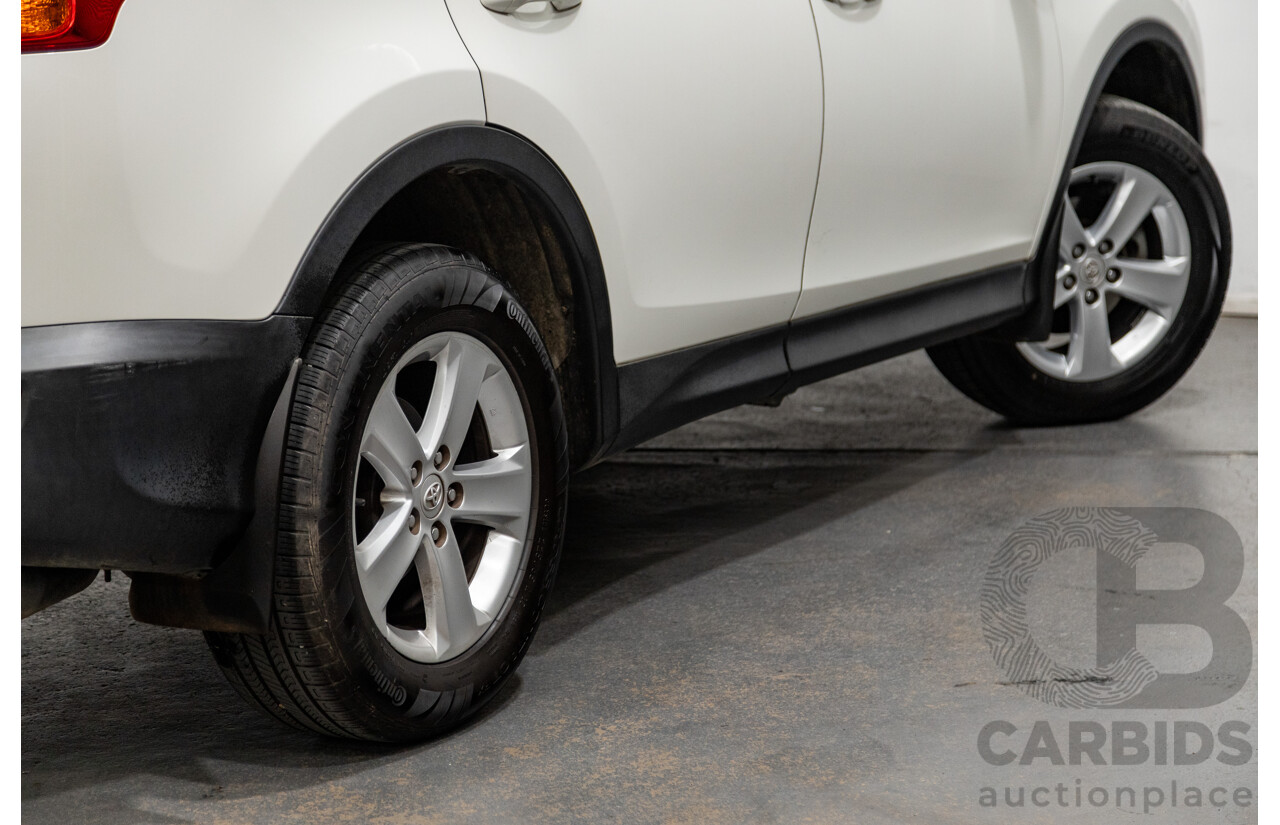 3/2013 Toyota Rav4 Cruiser (AWD)  ALA49R 4d Wagon Glacier White Turbo Diesel 2.2L