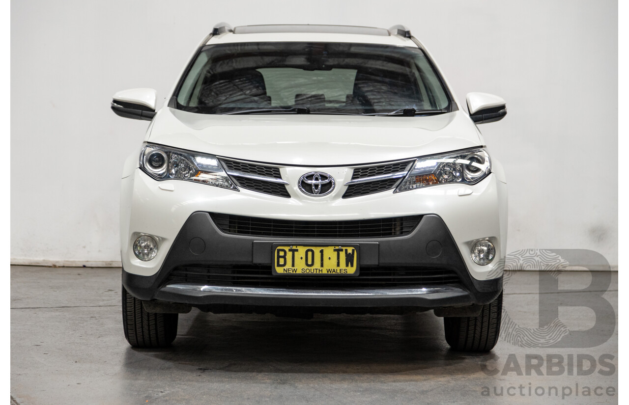 3/2013 Toyota Rav4 Cruiser (AWD)  ALA49R 4d Wagon Glacier White Turbo Diesel 2.2L