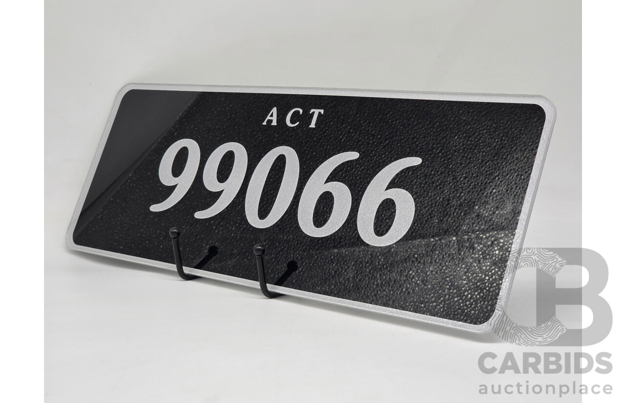 ACT 5 Digit Motor Vehicle Number Plate - 99066