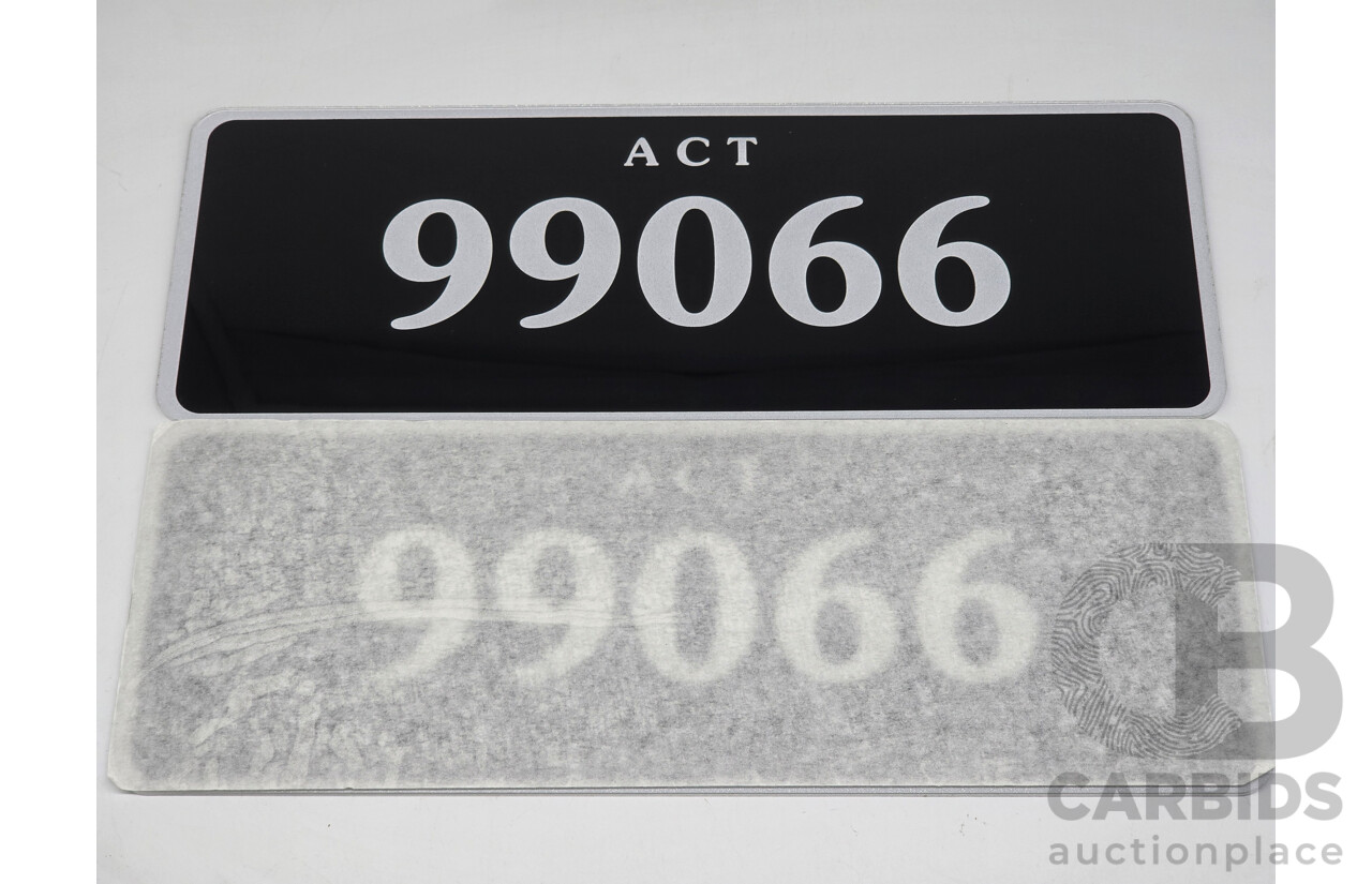 ACT 5 Digit Motor Vehicle Number Plate - 99066