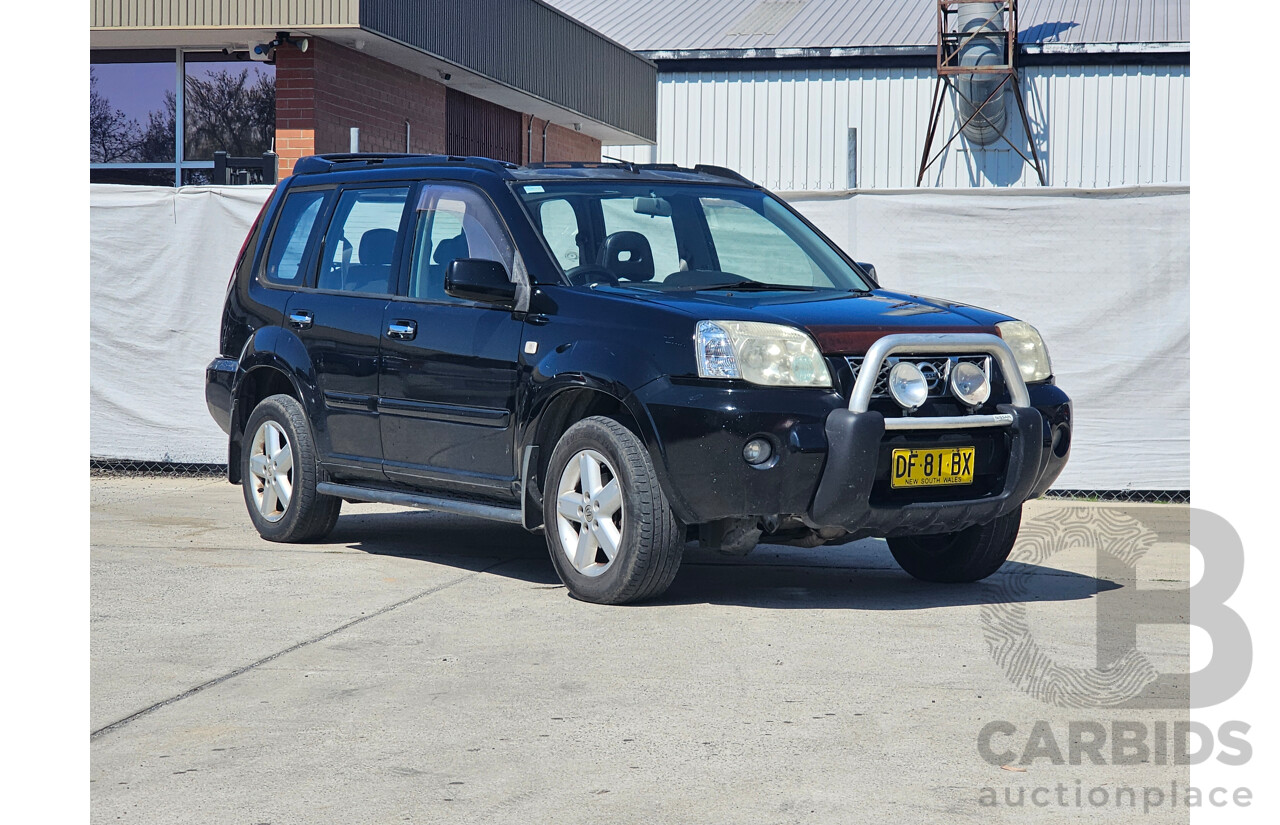 6/2004 Nissan X-Trail Ti-L (sunroof) (4x4) T30 4d Wagon Black 2.5L