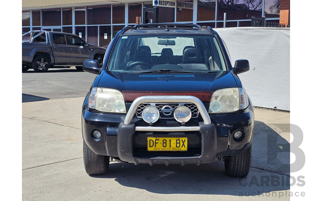 6/2004 Nissan X-Trail Ti-L (sunroof) (4x4) T30 4d Wagon Black 2.5L