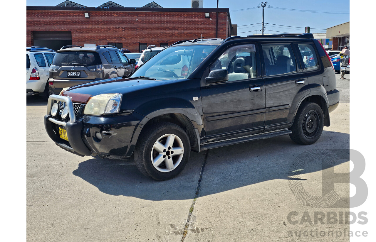 6/2004 Nissan X-Trail Ti-L (sunroof) (4x4) T30 4d Wagon Black 2.5L