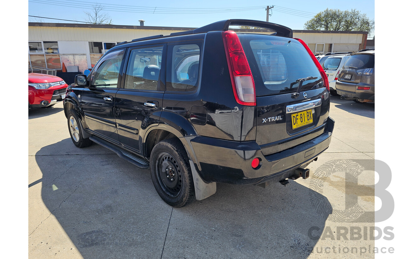 6/2004 Nissan X-Trail Ti-L (sunroof) (4x4) T30 4d Wagon Black 2.5L