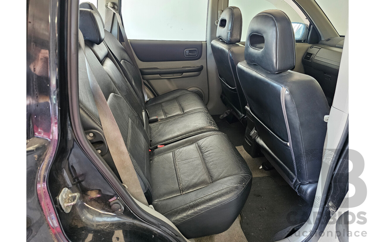 6/2004 Nissan X-Trail Ti-L (sunroof) (4x4) T30 4d Wagon Black 2.5L