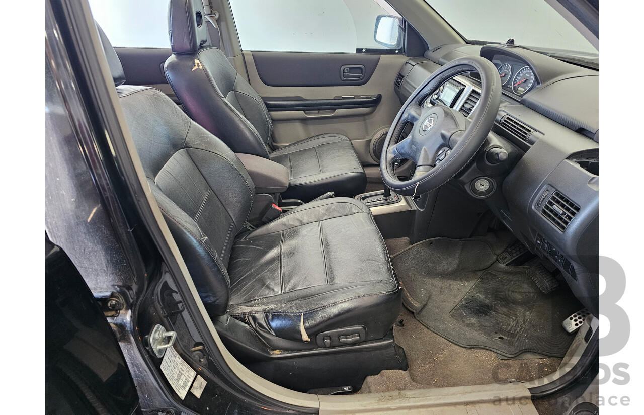 6/2004 Nissan X-Trail Ti-L (sunroof) (4x4) T30 4d Wagon Black 2.5L