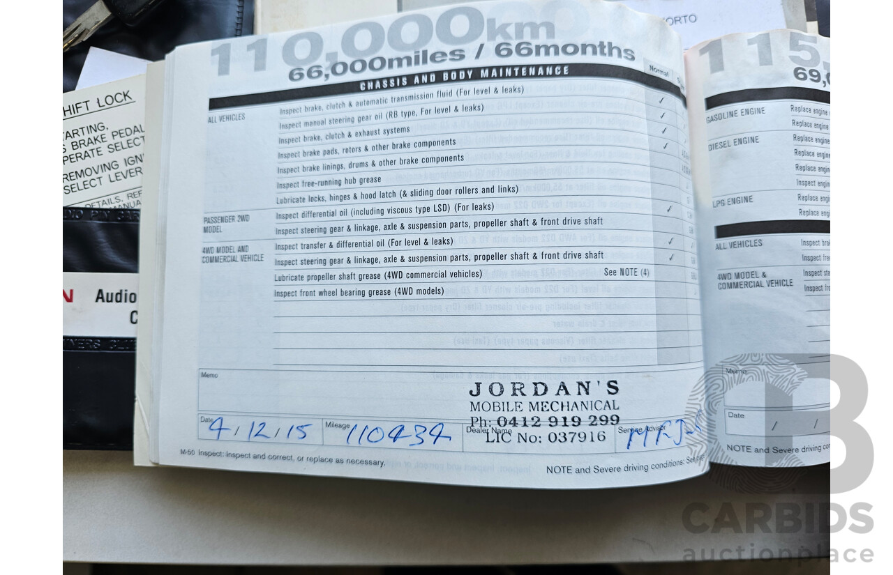 6/2004 Nissan X-Trail Ti-L (sunroof) (4x4) T30 4d Wagon Black 2.5L