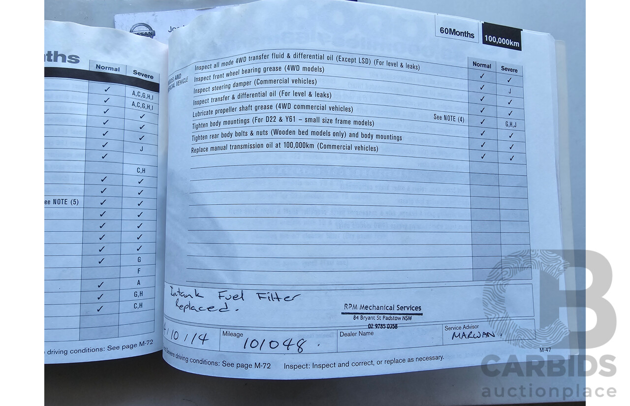 6/2004 Nissan X-Trail Ti-L (sunroof) (4x4) T30 4d Wagon Black 2.5L