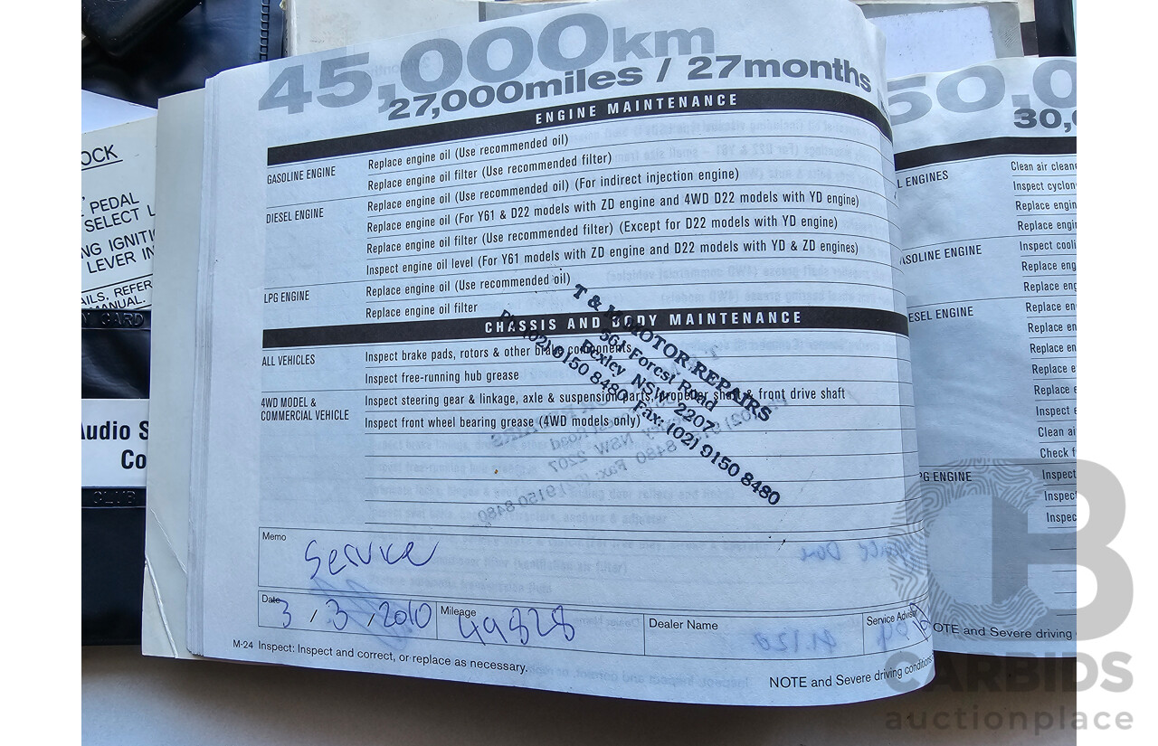 6/2004 Nissan X-Trail Ti-L (sunroof) (4x4) T30 4d Wagon Black 2.5L