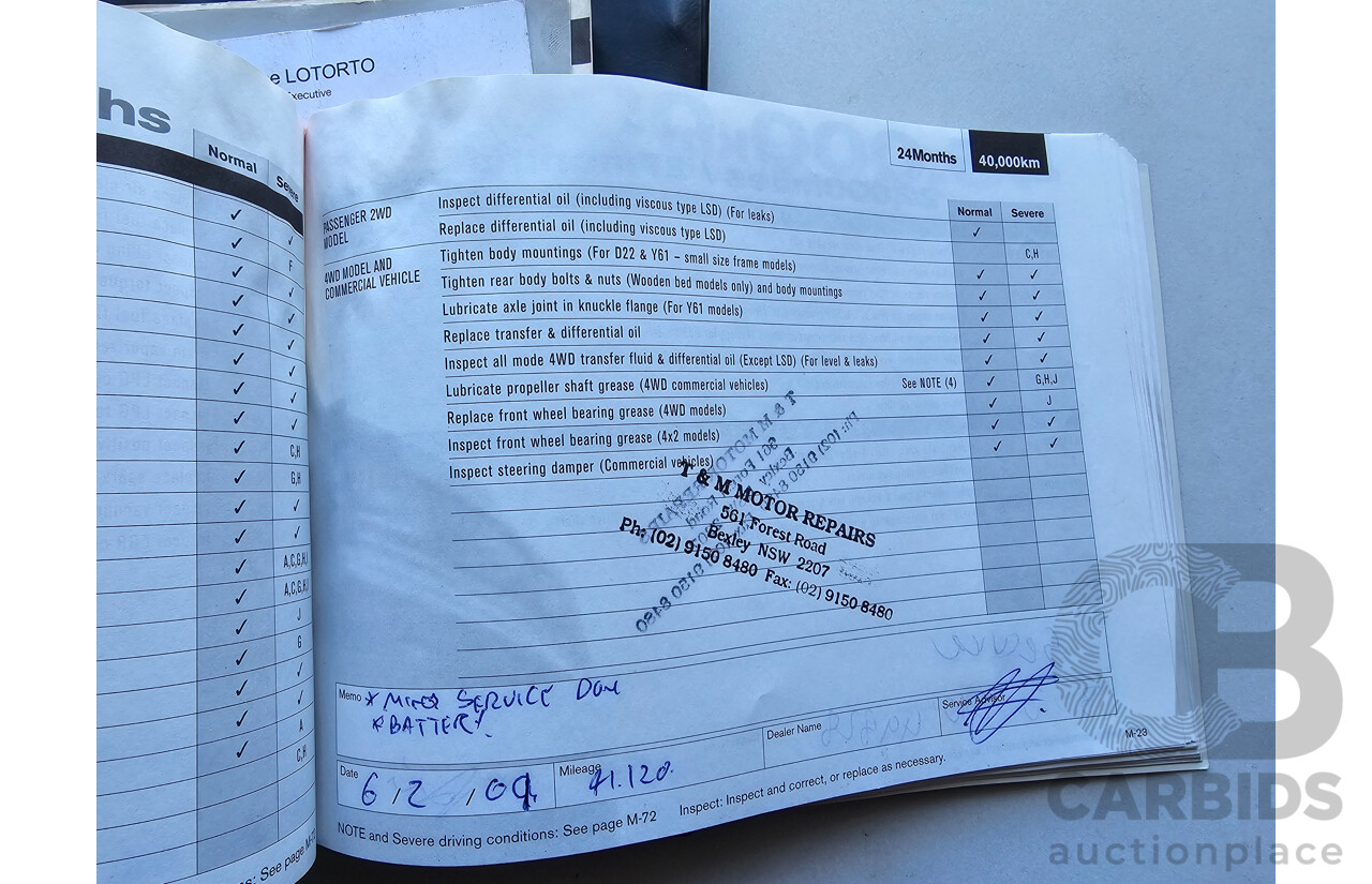 6/2004 Nissan X-Trail Ti-L (sunroof) (4x4) T30 4d Wagon Black 2.5L