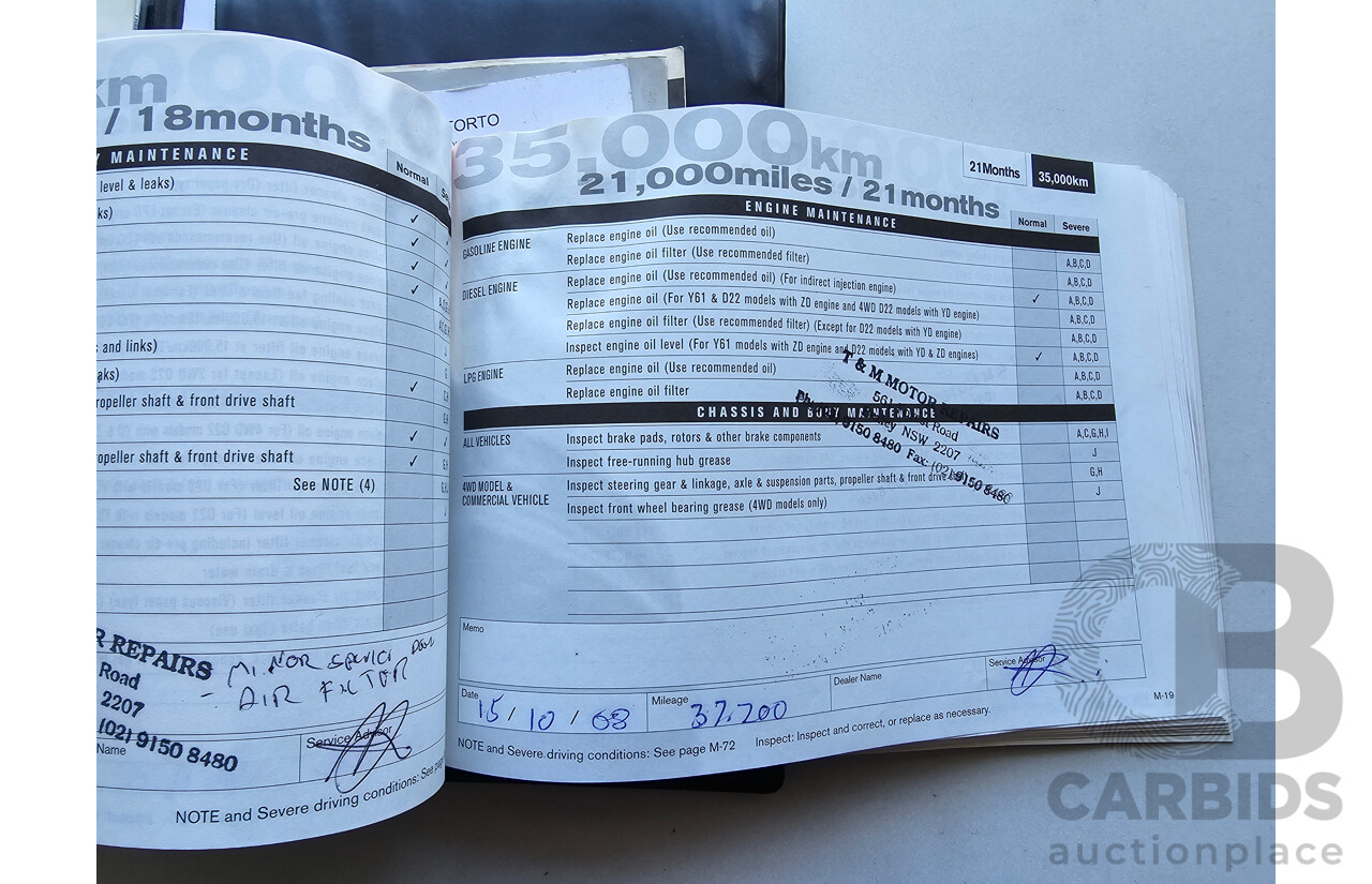 6/2004 Nissan X-Trail Ti-L (sunroof) (4x4) T30 4d Wagon Black 2.5L