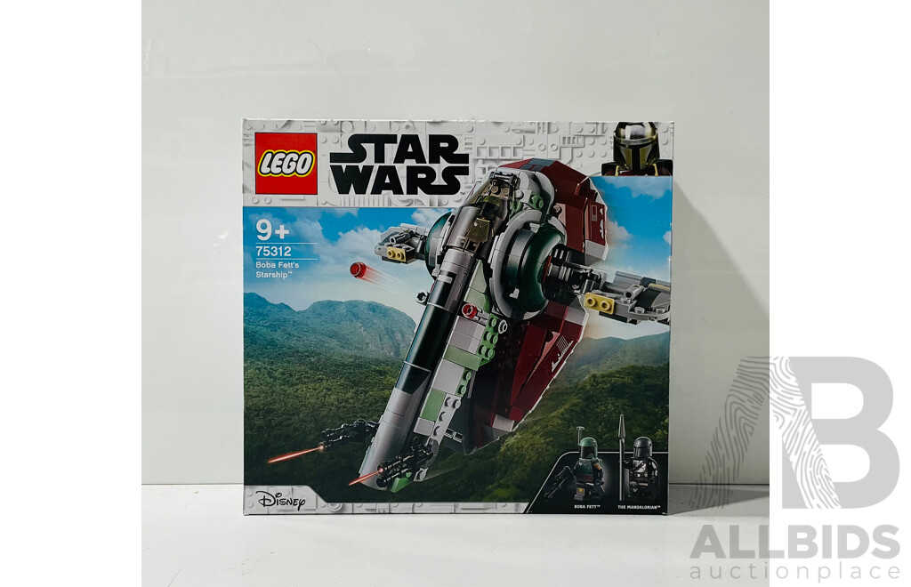 New in Box LEGO Star Wars Boba Fett’s Starship 75312