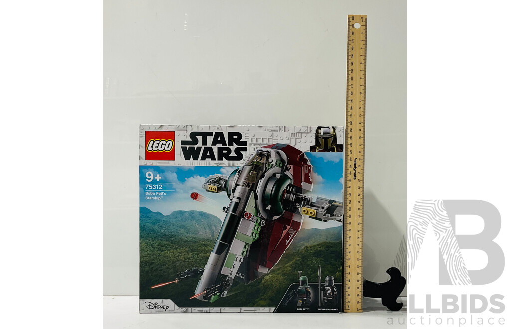 New in Box LEGO Star Wars Boba Fett’s Starship 75312