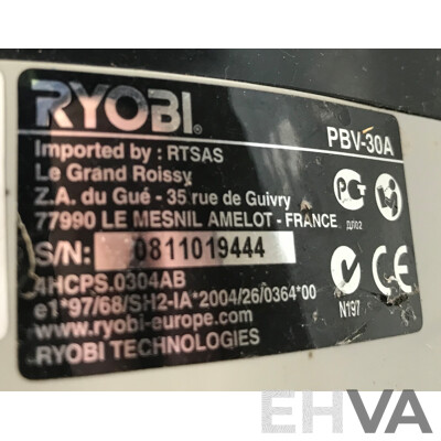 Ryobi (PBV-30A) 2 Stroke Petrol-Powered Blower
