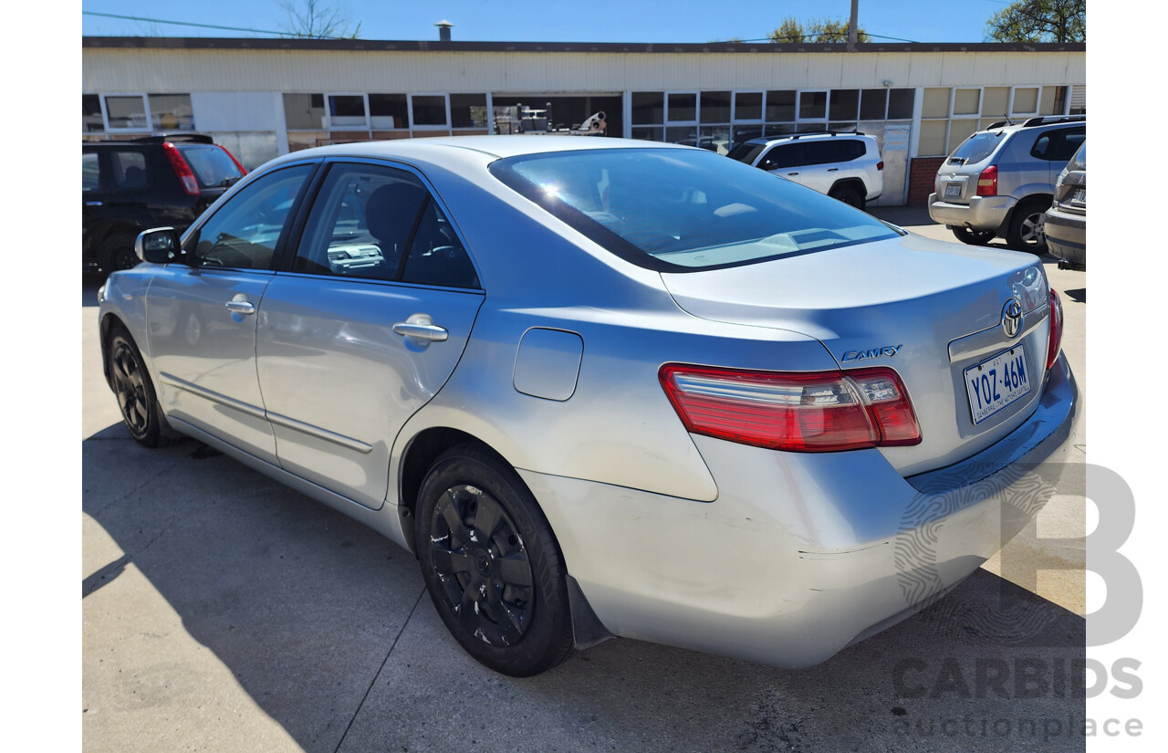 12/2007 Toyota Camry Altise ACV40R 4d Sedan Silver Or Chrome 2.4L