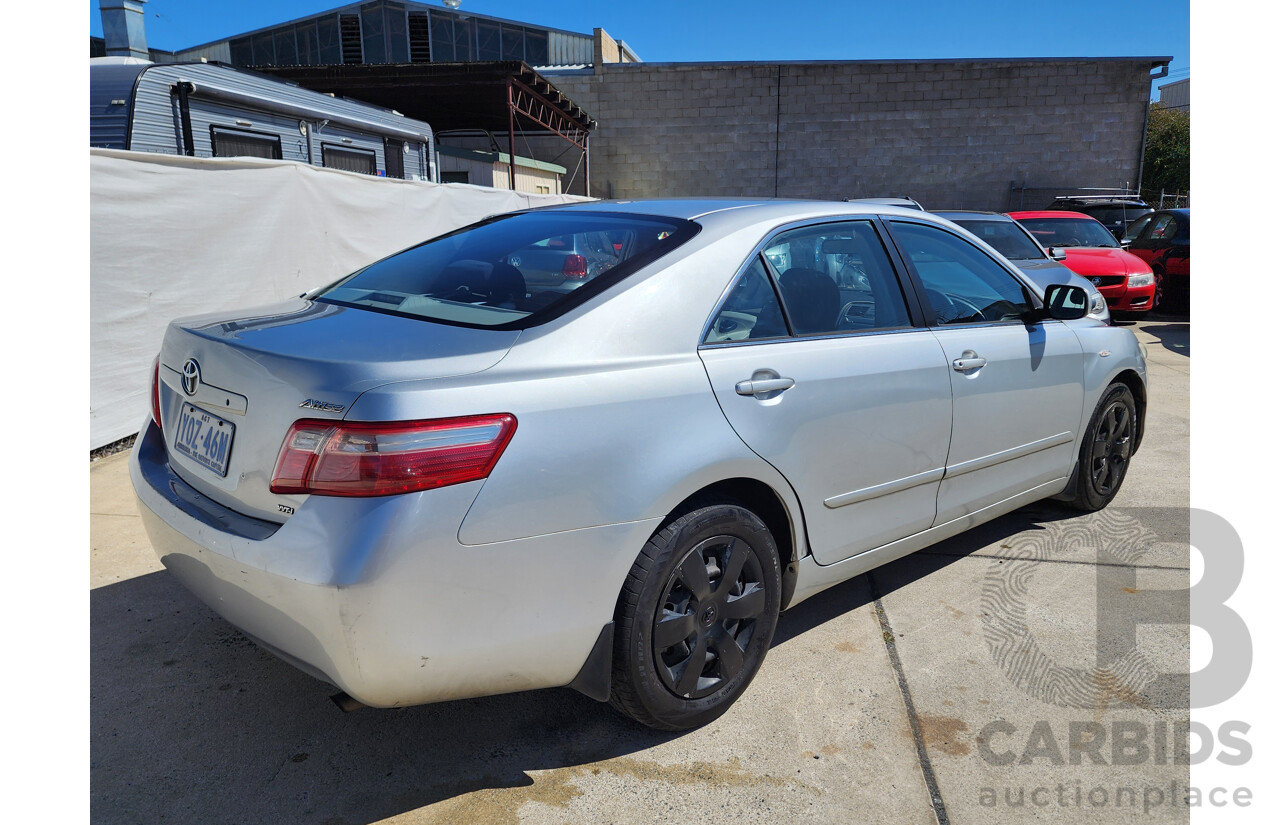 12/2007 Toyota Camry Altise ACV40R 4d Sedan Silver Or Chrome 2.4L