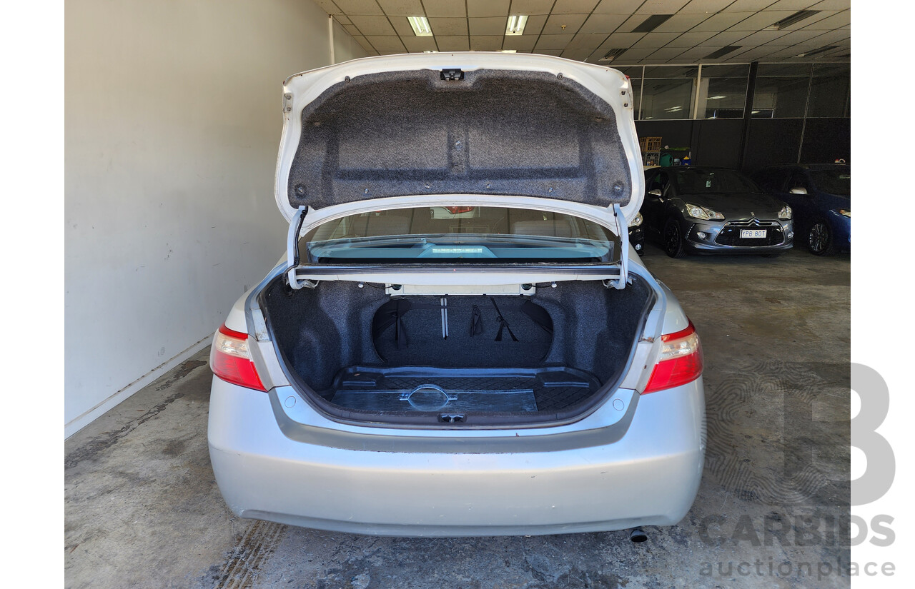 12/2007 Toyota Camry Altise ACV40R 4d Sedan Silver Or Chrome 2.4L