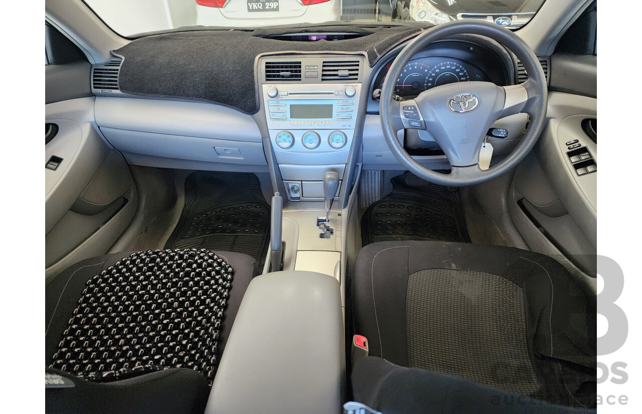 12/2007 Toyota Camry Altise ACV40R 4d Sedan Silver Or Chrome 2.4L