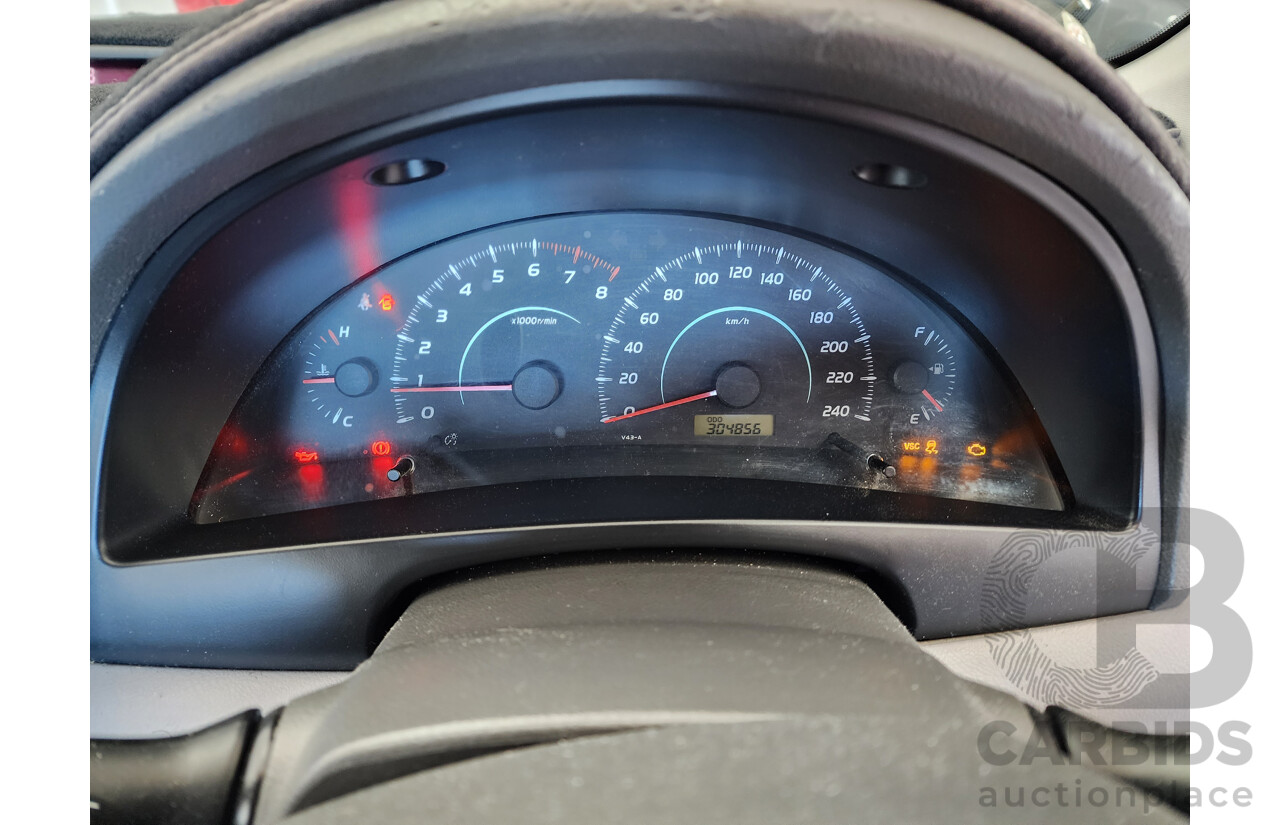 12/2007 Toyota Camry Altise ACV40R 4d Sedan Silver Or Chrome 2.4L