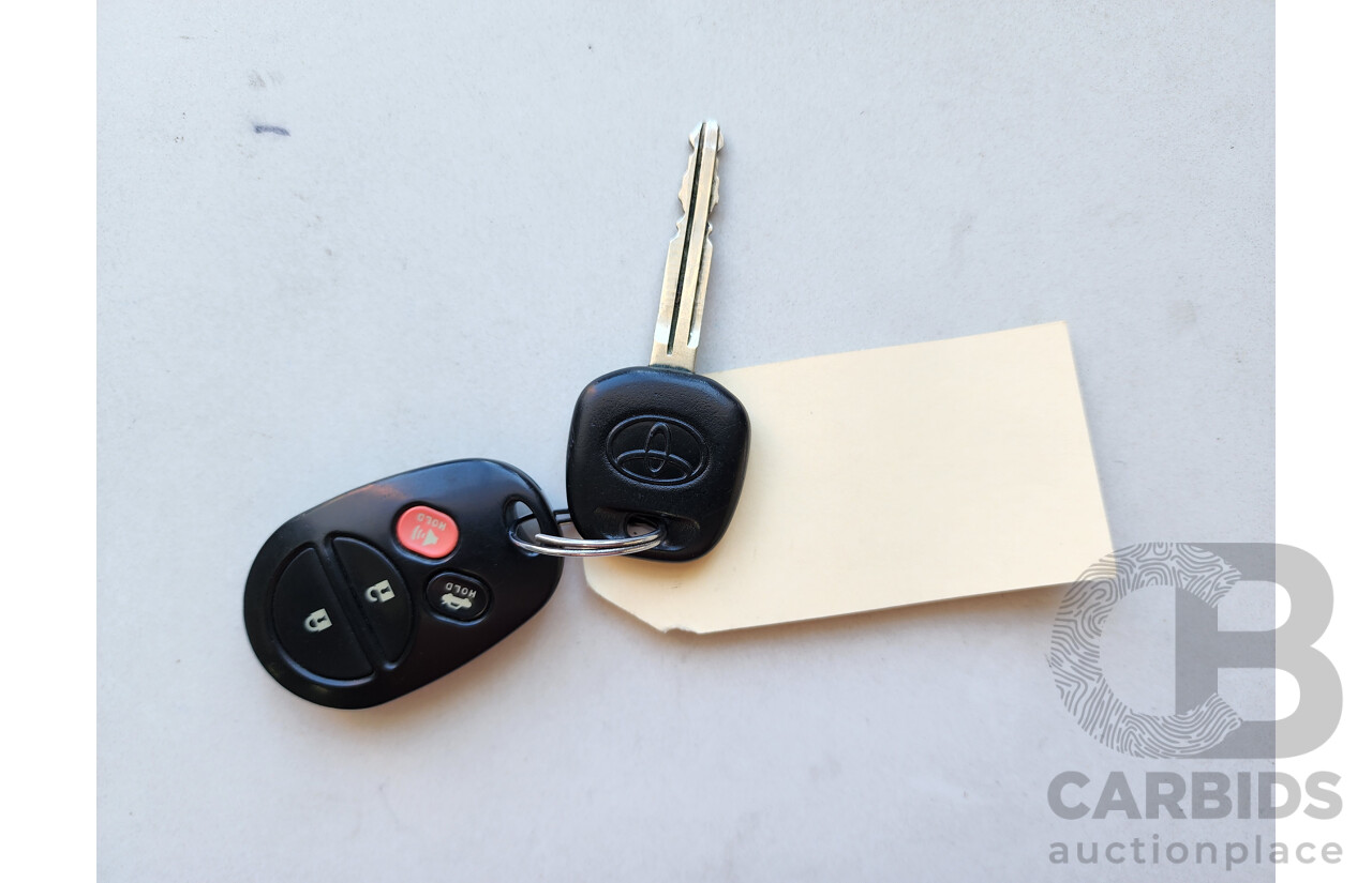 12/2007 Toyota Camry Altise ACV40R 4d Sedan Silver Or Chrome 2.4L