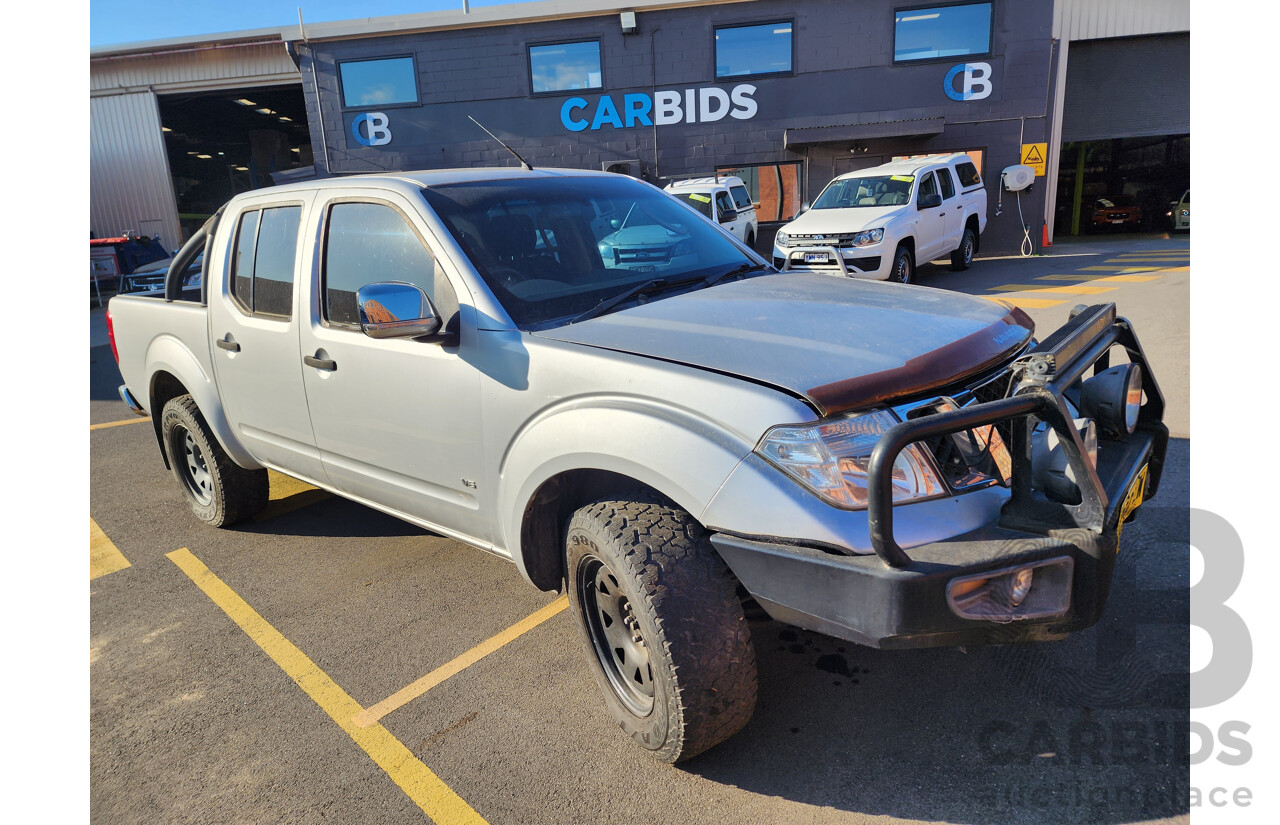 1/2012 Nissan Navara ST (4x4) D40 MY12 Dual Cab P/Up Silver Or Chrome 3.0L